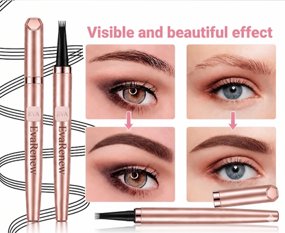 Long Lasting Waterproof Micro Fork Brow Pen